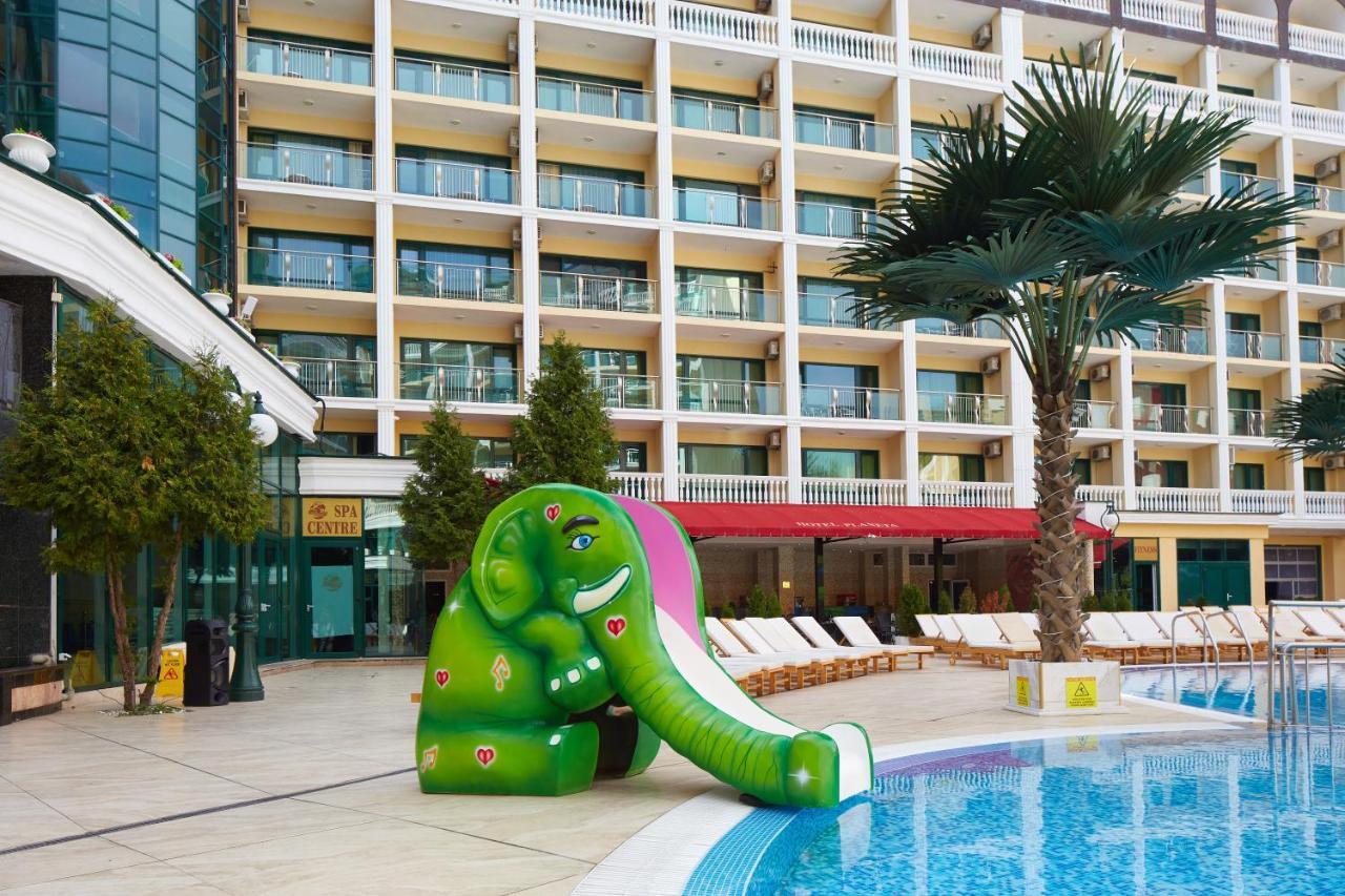 Planeta Hotel & Aquapark Free Beach Access Sunny Beach Ngoại thất bức ảnh The swimming pool at the hotel