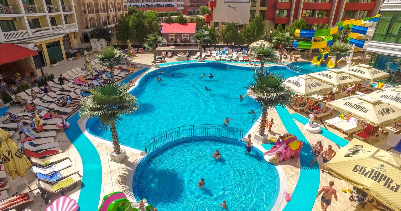 Planeta Hotel & Aquapark Free Beach Access Sunny Beach Ngoại thất bức ảnh The Aqua Park